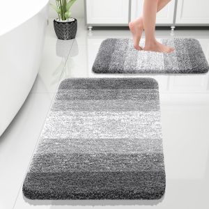 OLANLY Chenille Bathroom Rug