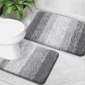 OLANLY Microfiber Bathroom Rug