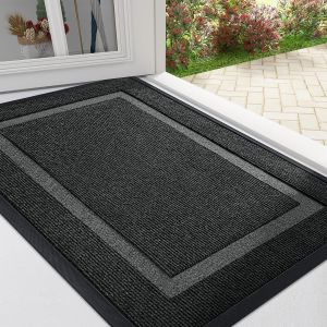 OLANLY Chenille Bathroom Rug