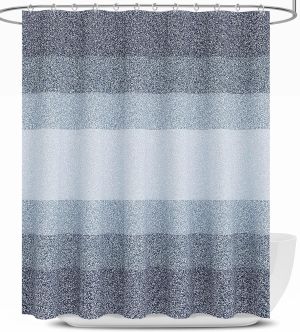 OLANLY Waffle Shower Curtain